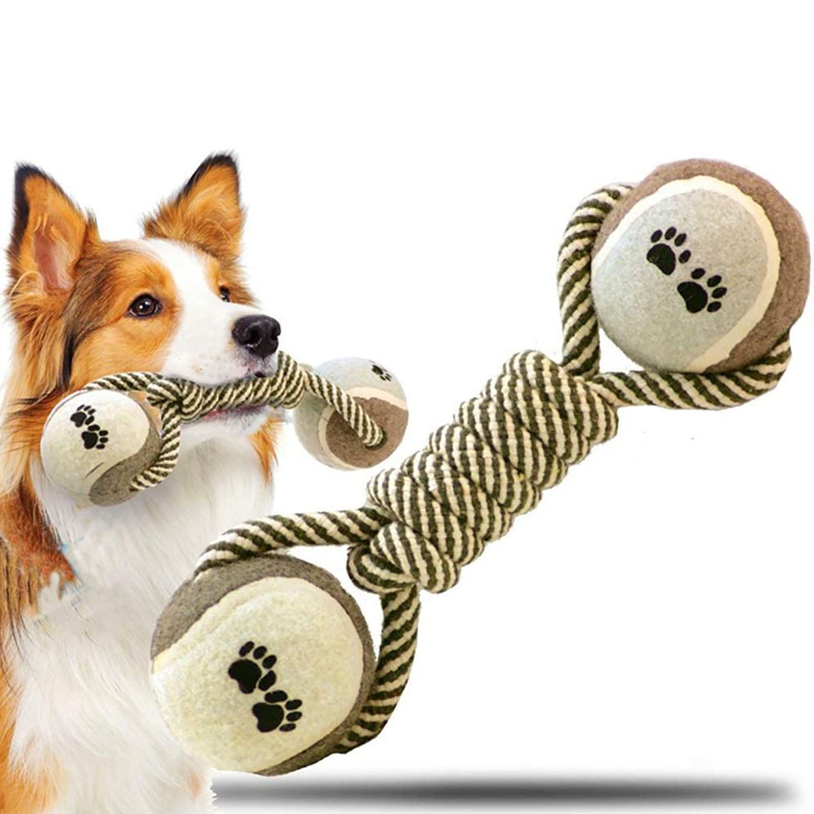Interactive Cotton-Poly Tug Toy