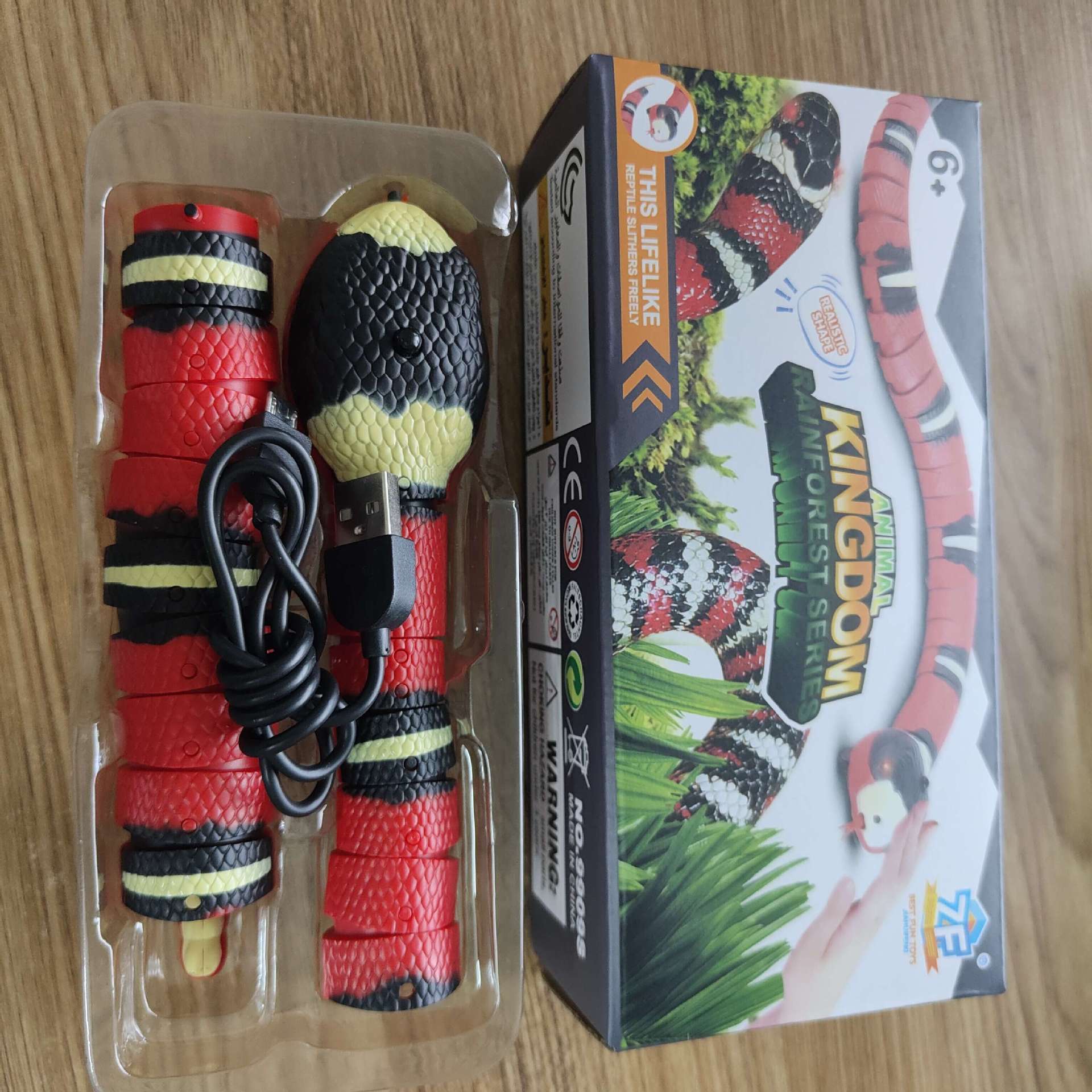 Interactive Smart Sensing Snake Cat Toy